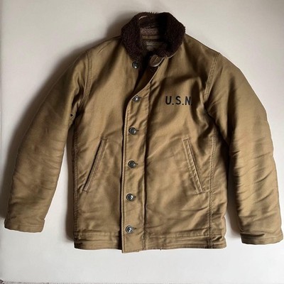 The REAL McCOY'S N-1 USN Deck Jacket 34 #0213
