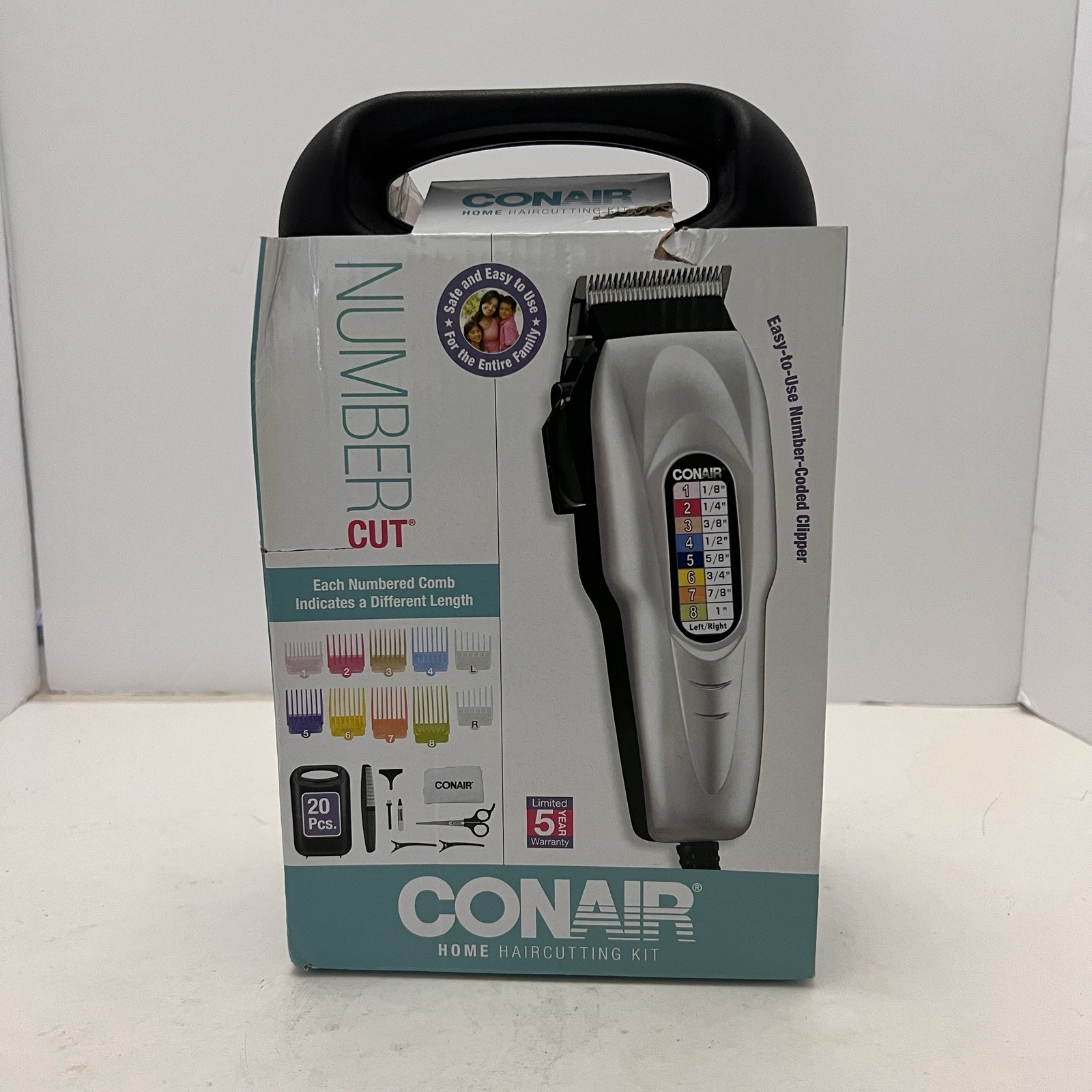 Conair Number Cut 20 Piece Haircut Kit HC408RN New in Box