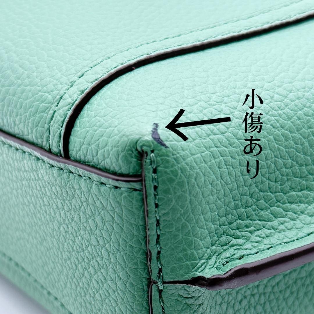 Tory Burch Perry Mini Tote Bag 2-Way Leather Green Women's From Japan thumbnail 13