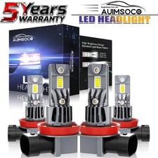For Alfa Romeo 4C 2015-2017 LED Headlight Kit Bulbs Replacment High Low Beam