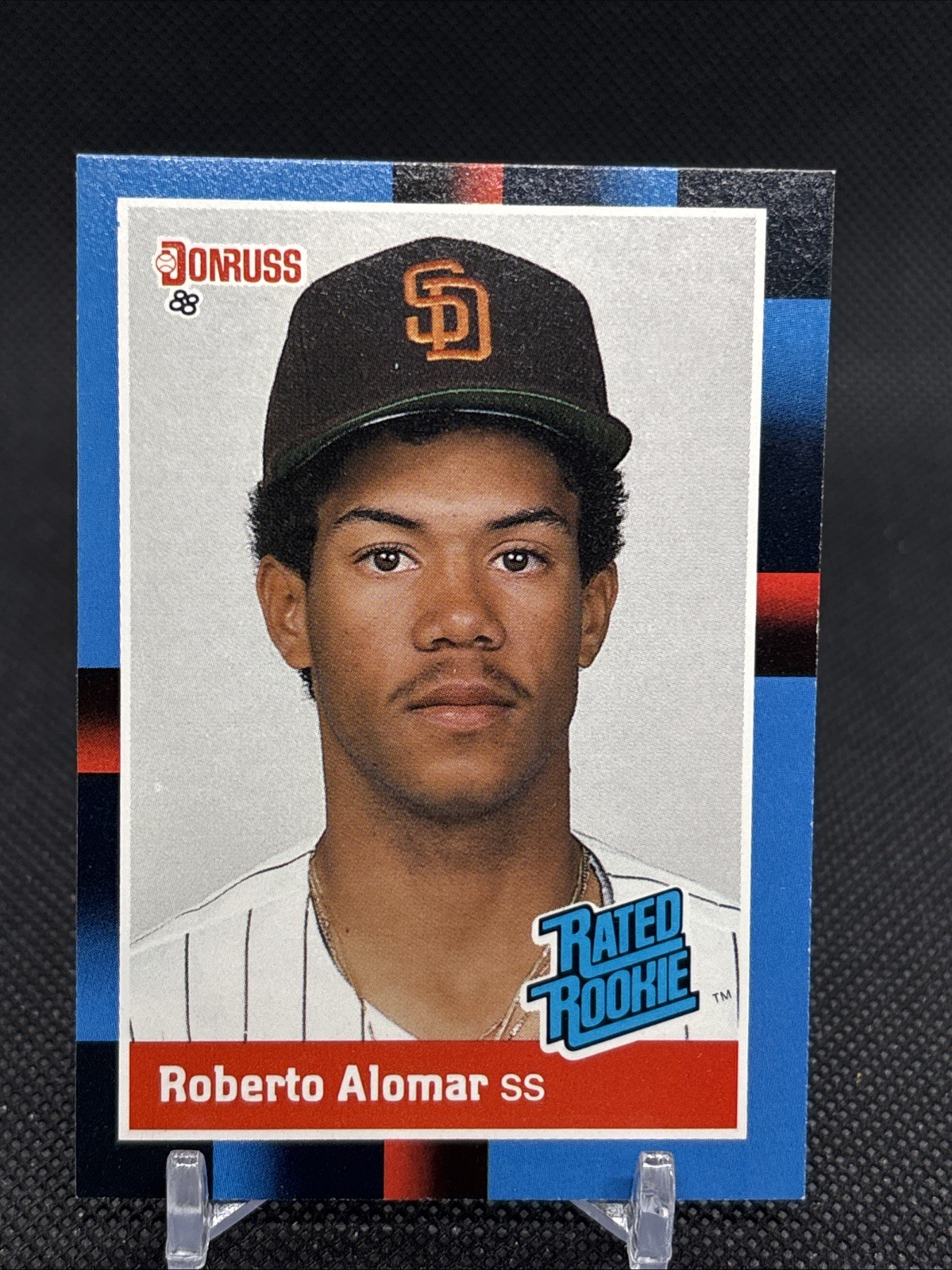1988 Donruss Roberto Alomar Rated Rookie RC #34 Padres!!!