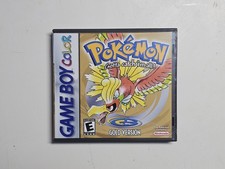 Pok mon Gold Version CASE ONLY Game Boy Color GBC Box Custom Case, Fast Shipping