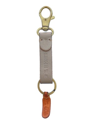 IL BISONTE Key Holder, Key Ring, Leather, Plain, Women's