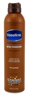 #ad #ad Vaseline Spray And Go Moisturizer Cocoa Radiant 6.5 Ounce Can $11.98