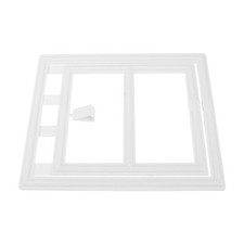 Reinforced Cat Screen Door - 11.3x9.4x0.4in Plastic Cat Dog Doorway Stopper