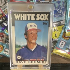 Topps Traded Dave Schmidt #99T Chicago White Sox 1986 MLB Baseball Card