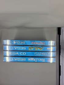 Bundle Lot Of 4 Sega Cd CIB Games(Space Ace, Flashback, Etc) All Have Reg Cards 