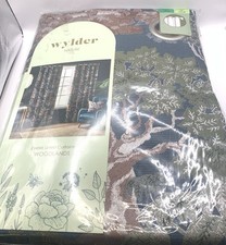 Wylder Nature Woodlands Tree Eyelet Lined Curtains 46x54?