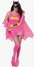 New Rubie's womens DC Comics Pink Batgirl Costume medium
