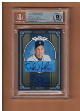 Kirk Gibson AUTOGRAPHED 2005 DIAMOND KINGS FRAMED BLUE #3/5 CARD SIGNED BECKETT