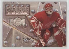 1996-97 Fleer Metal Universe Armor Plate Super Power Chris Osgood #6