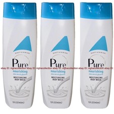  Lot 3  Pure Nourishing Aloe Vera  Glycerin Moisturizing Body Wash 15 oz Ea