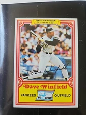 1981 Topps Drake's Big Hitters - Dave Winfield #14