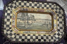 Mackenzie Childs 1991 MacLachlan Plate 10.5”x7.5”Second Edition