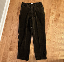 Vintage Lee Jeans Womens Size 8P Khakis Brown Corduroy Cotton Pant