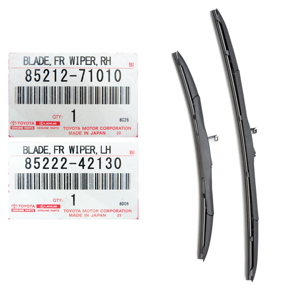 Juego de limpiaparabrisas 550 400 mm negro para Toyota Hilux Revo Fortuner 15 16 18 Foto 4 de 4