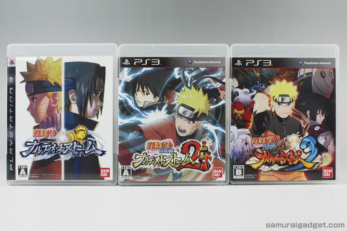 Naruto Shippuden Ultimate Ninja Storm 1+2+3 (3Games) PS3 [USED