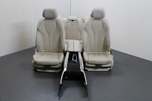 Org BMW X6 F16 Innenausstattung Sitze Leder Sportsitze SHZ Memory elfenbeinweiß