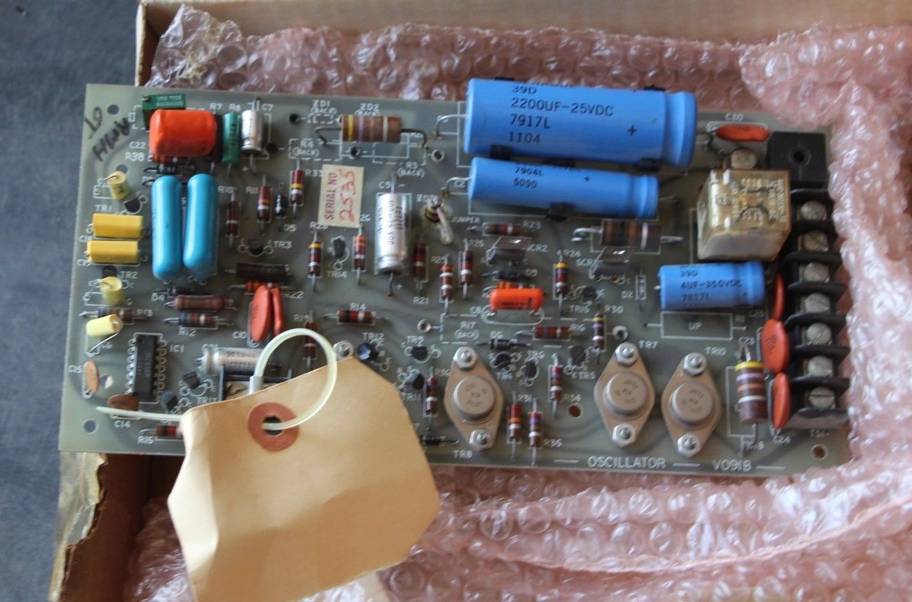 Honeywell SSEL V091B Oscillator Circuit Board for Inverter Model SV 12100, NW1