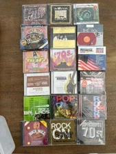 24 (18 SEALED) CDs: COMPILATIONS: 1960'S / 1970'S: CLASSIC ROCK / POP