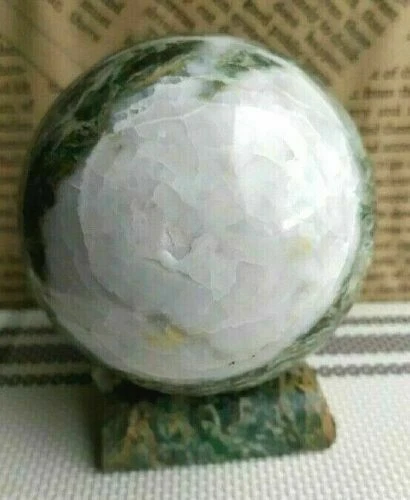 LISTVENITE SPHERE AND LISTVENITE STAND WEALTH AND SUCCESS 85 MM 1063 G - Picture 4 of 9