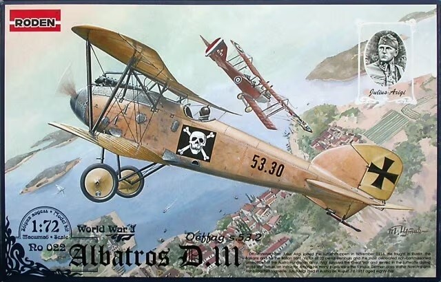 Roden 022 1:72nd scale Albatros D.III Oeffag s. 53.2 / Julius Arigi World War I