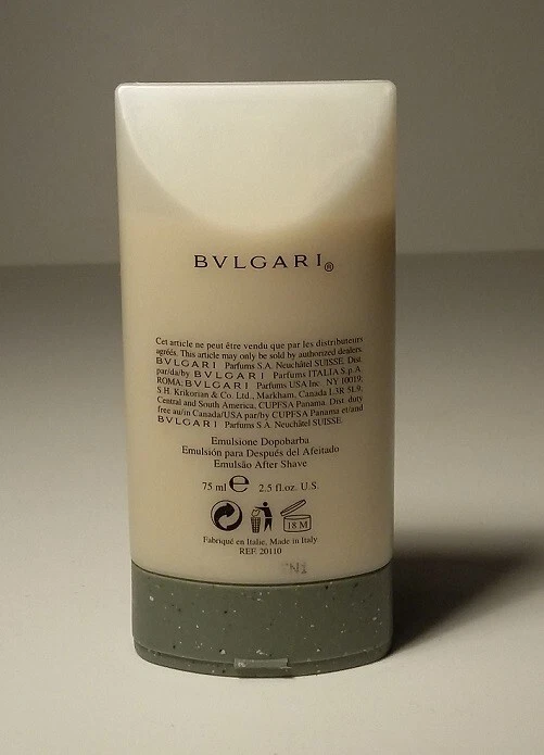 *Vintage* BVLGARI POUR HOMME, BÁLSAMO PARA DESPUÉS DEL AFEITADO / EMULSIÓN 2,5 OZ / 75 ml *LEER ANUNCIO Foto 2 de 2