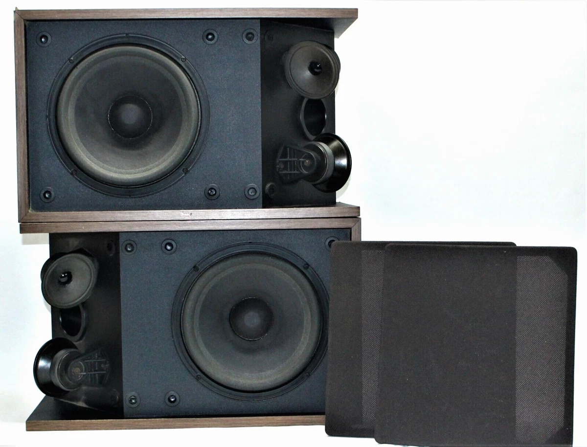 Bose 301 Series II Direct Bookshelf Speakers Tested Working Foam Missing