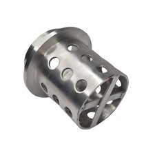 3" x 4" Perforated Stainless Steel Casting Flask Vacuum Casting Jewelry Making