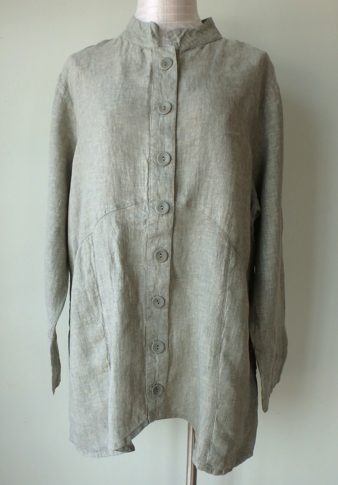 FLAX  Designs LINEN  Jacket    1G &   2G   NWT GLOBETROTTER  Green