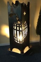"Ramster FeuersäUle \"Weinrebe\", Feuerkorb, Feuerstelle, Terrasse, Garten"