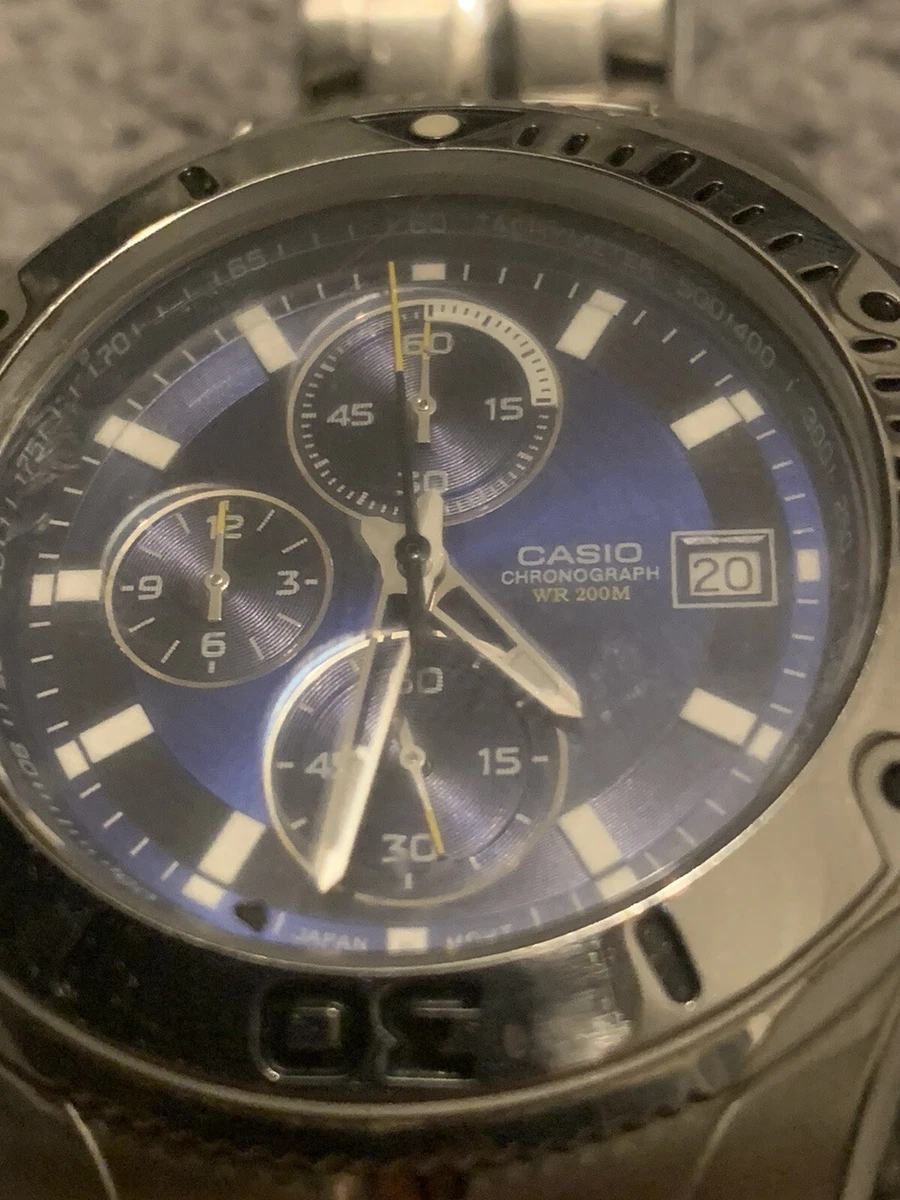 Casio quartz hotsell chronograph wr 200m