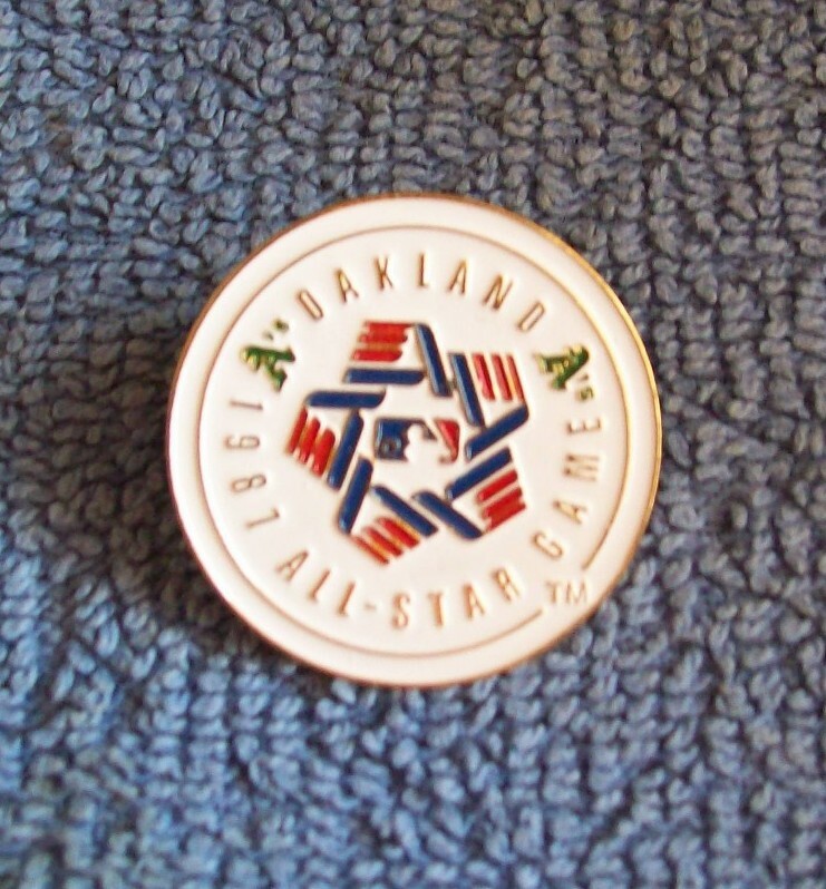 M.L.B. 1987 Limited Edition Oakland Athletics A's All Star Pin 