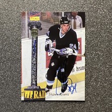 1994 Signature Rookies SHAWN RIVERS #CXIII Hockey AUTO 2501/7750 ATLANTA KNIGHTS
