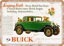 Metal Sign - 1928 Buick Country Club Coupe Vintage Ad
