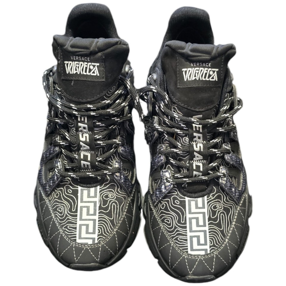 Versace Trigreca Men's Gray Sneakers New Size 43 US 10 eBay