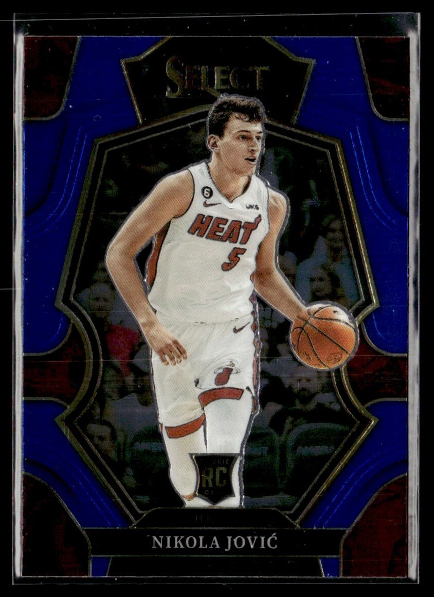 2022-23 Panini Select Retail Nikola Jovic Premier Level RC #170 Miami Heat
