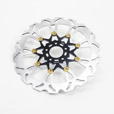 14" Big Floating Front Brake Rotor w/Caliper Adapter for Harley Dyna 2000-2017