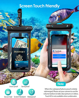 NEW Bag Waterproof Phone Bag Pouch Underwater Cell Phone Case Cover Dry Bag 