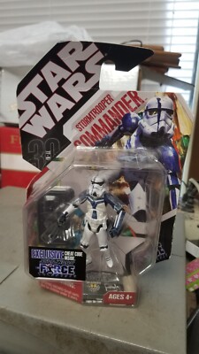 2007 Star Wars Hasbro 30th Anniversary Stormtrooper Commander Action Figure New