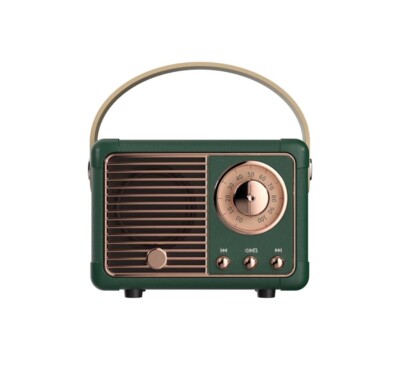 Dosmix Retro Bluetooth Speaker, Vintage Decor, Mini Wireless Bluetooth Speaker.