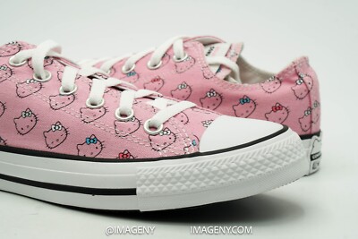 CONVERSE CHUCK TAYLOR NEW SIZE 6.5 HELLO KITTY PRISM PINK WHITE