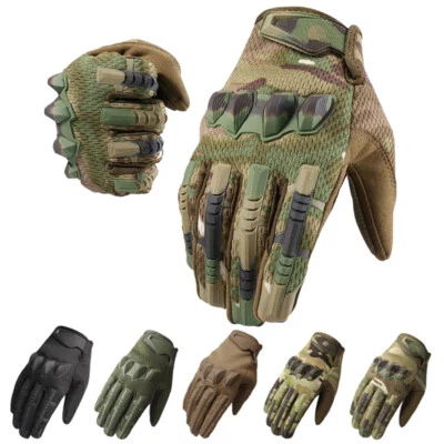 Taktische Handschuhe Knöchelschutz Touchscreen Mission Action Einsatzhandschuhe - Bild 1 von 4