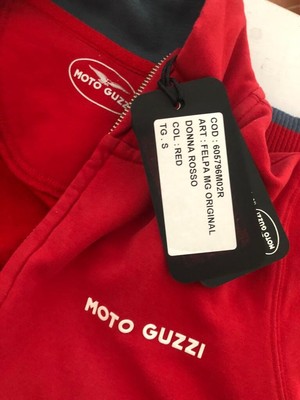 FELPA DONNA MOTO GUZZI COLORE ROSSO TG M | eBay