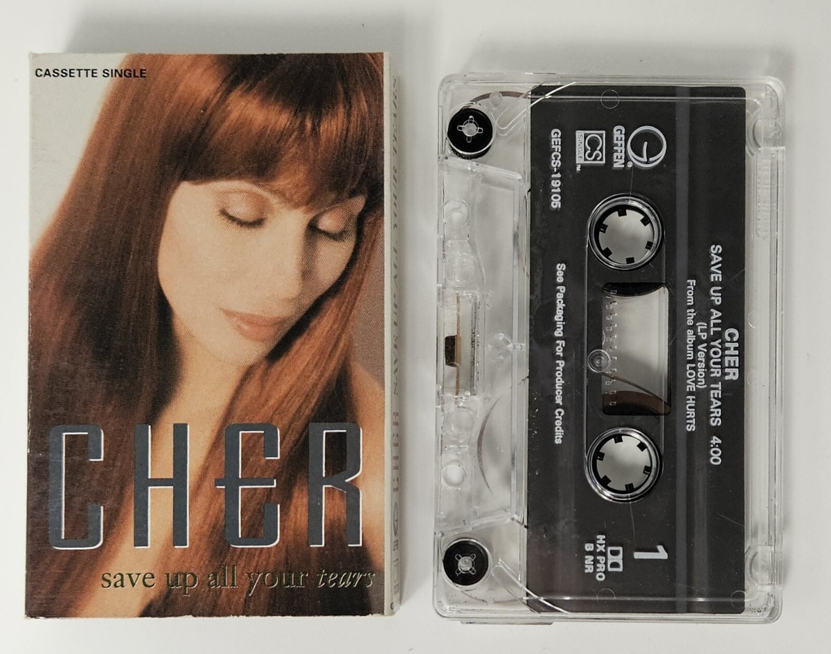 Cher - Save Up All Your Tears Audio Tape (Cassette) Single