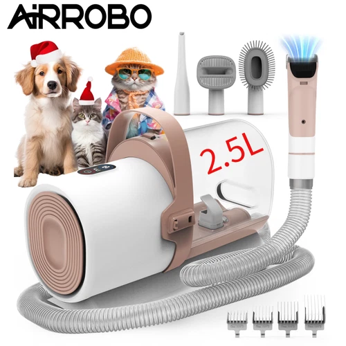 AIRROBO PG50 11000Pa Dog & Cat Pet Grooming Kit & Vacuum Used