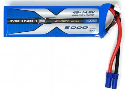 ManiaX 14,8V 5000mah 45C Lipo: MX5000-4S-45