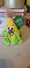Vintage 1999 Toy Box Creations Veggie Friend Seedies Corny Cob Beanbag Plush Toy