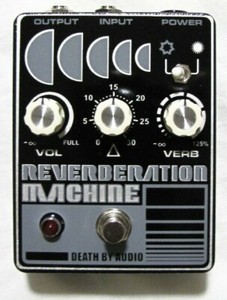 Used Death By Audio Reverberation Machine Guitar Effects Pedal