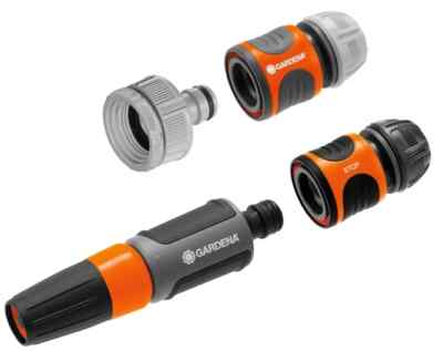 GARDENA 18291-20 Grundausstattung Gartenspritze mit Anschluss-Set Classic System